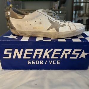 Golden Goose mens superstar sneakers. Size 43